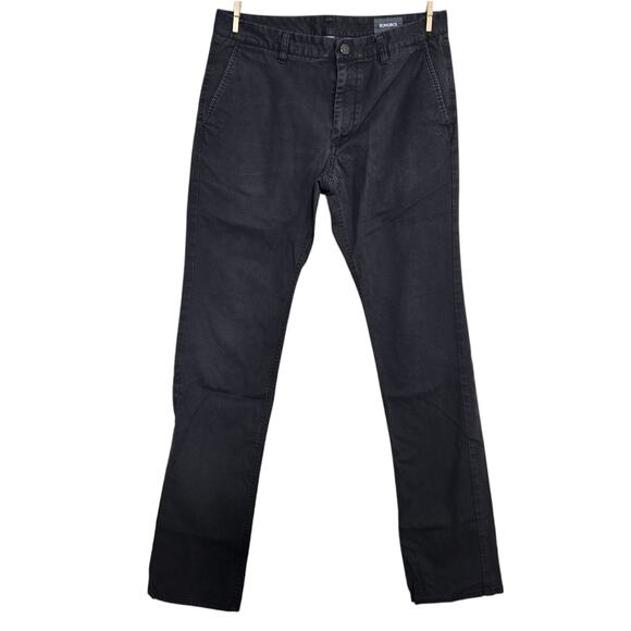 Bonobos Washed Chino Slim Fit Gray Trousers Mens Pants Straight Leg 34x36 - Picture 2 of 6